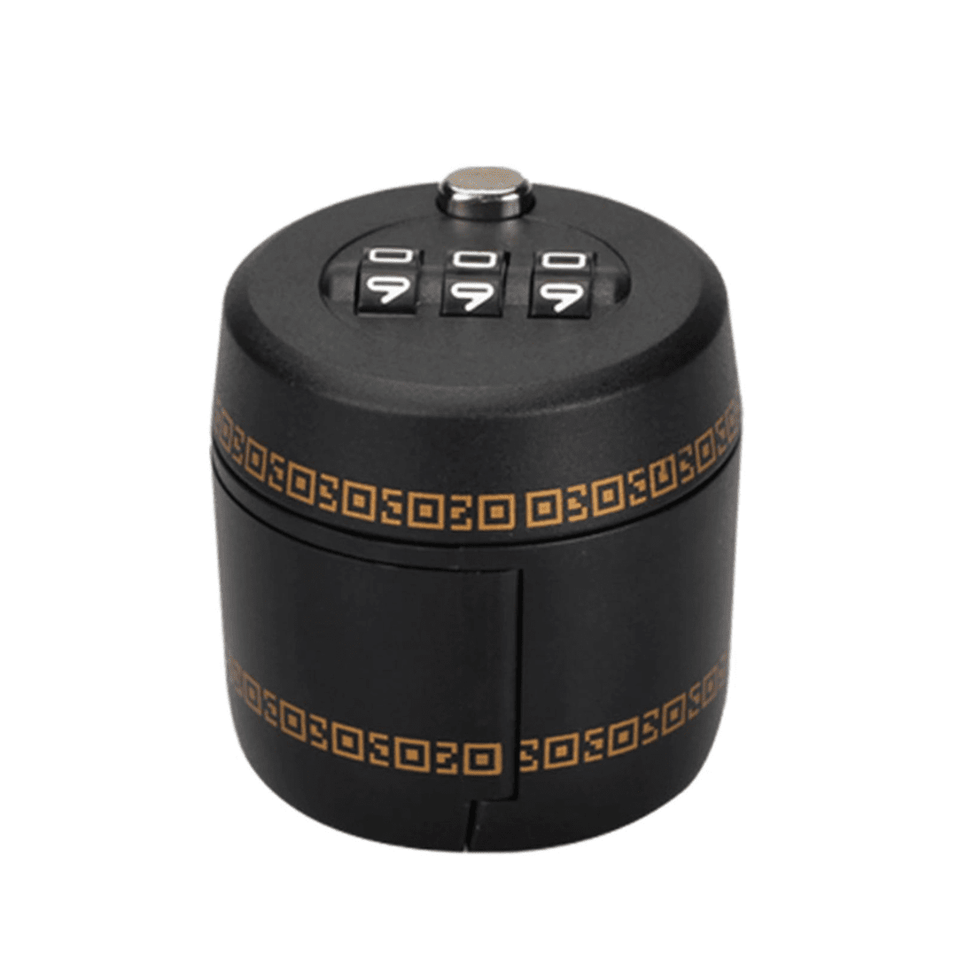 Lock med lösenord till flaska