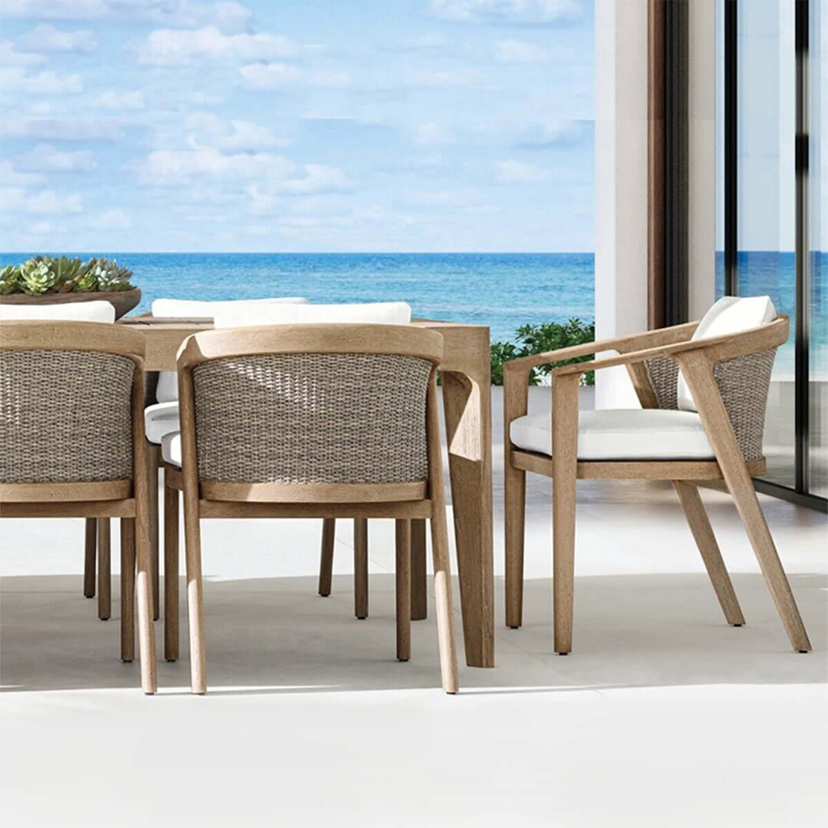 Malta Teak Long Dining Table-1