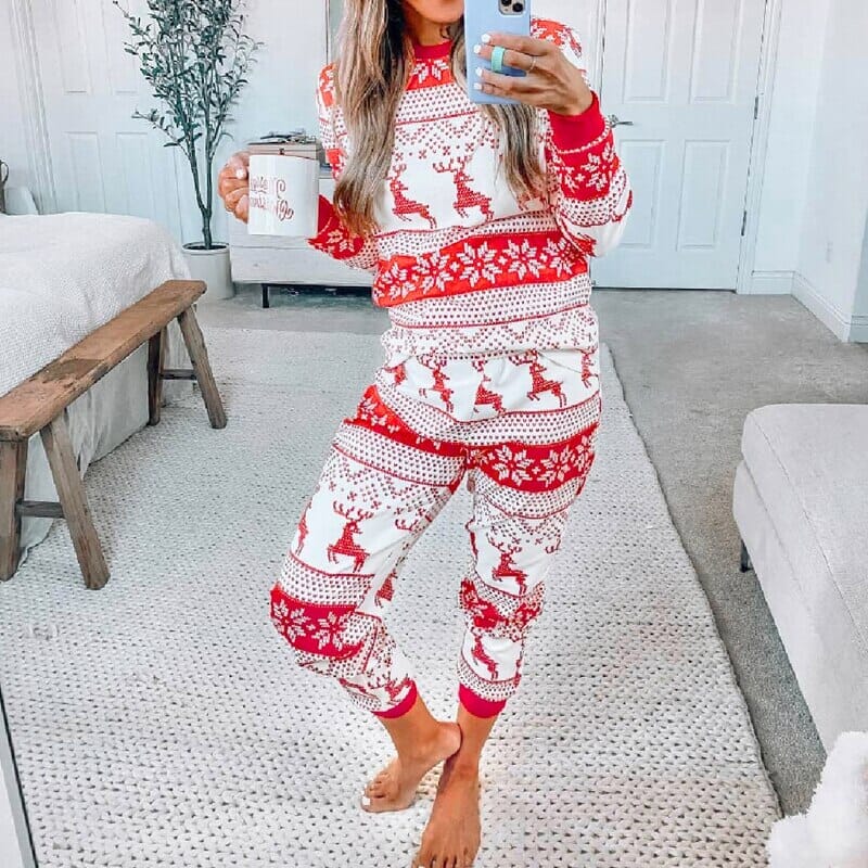 Familje julpyjamas – matchande pyjamas för hela familjen