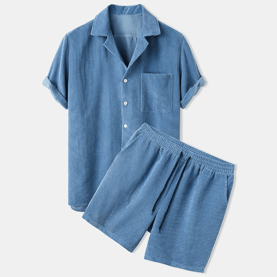 Matchande skjorta + shorts set