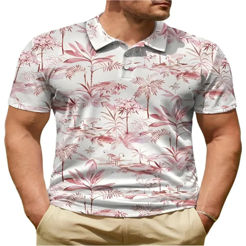 Men's Breathable Short Sleeve Fashion Polo Shirts