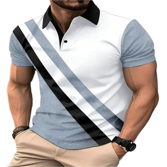 Men's Breathable Short Sleeve Fashion Polo Shirts