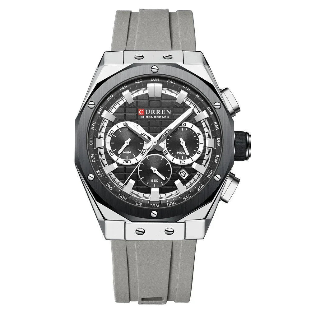 Men's Calendar Quartz Business Watch