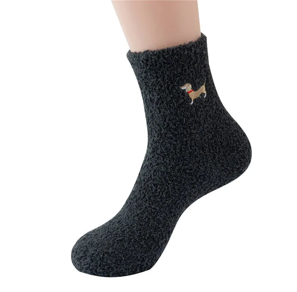 Men's Thickened Warm Coral Velvet Socks