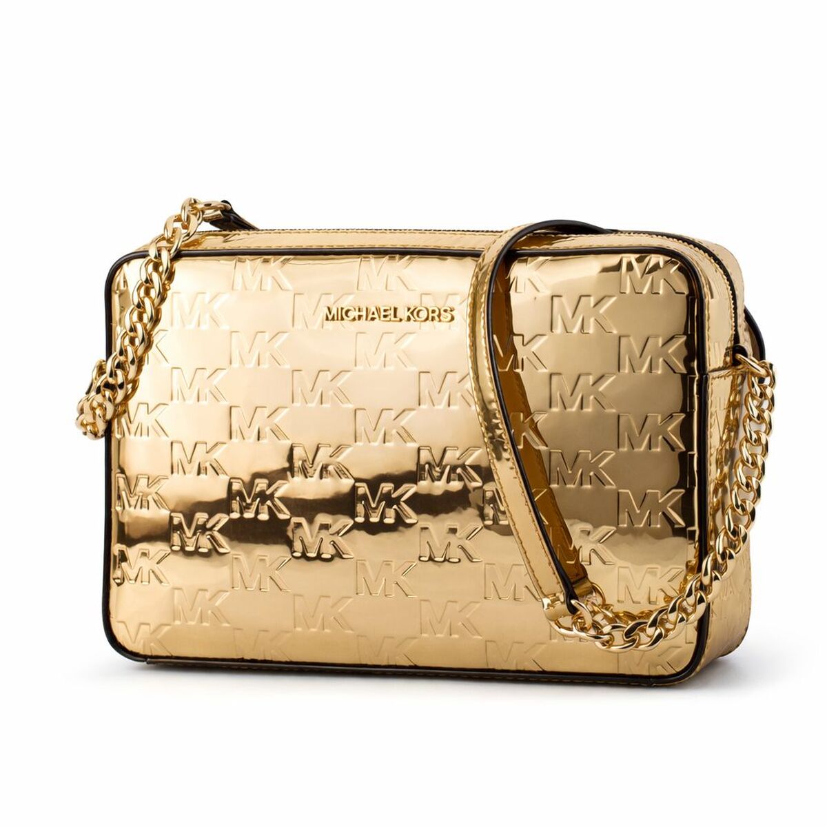 Michael Kors Axelväska 35f5gttc9i Pale Gold Guld