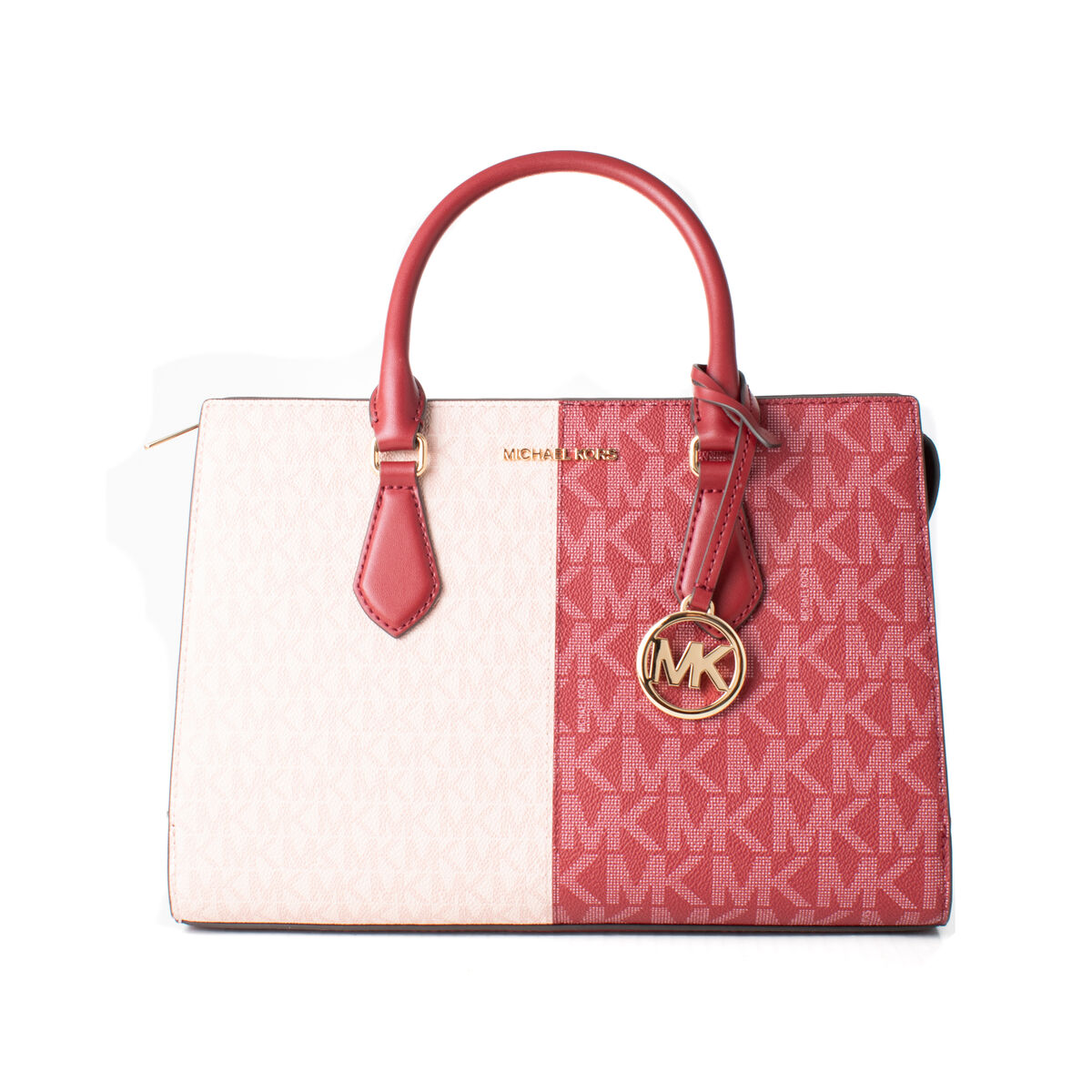 Michael Kors Handväska Sheila Metallblixtlas Rosa