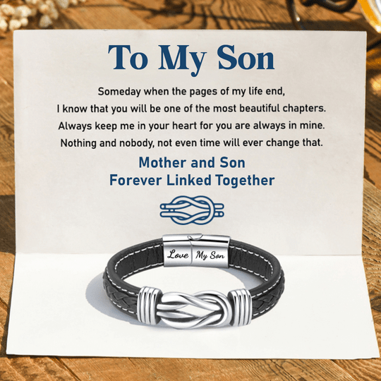 Till min son – Symboliskt armband med budskap