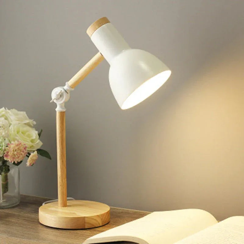 Nordic Eye Protection Simple Bedroom Bedside Desk Table Lamp