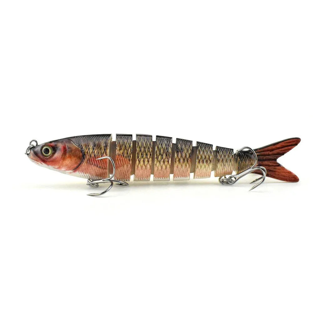 Plastic Fishing Lure With Moving Flexible Tail