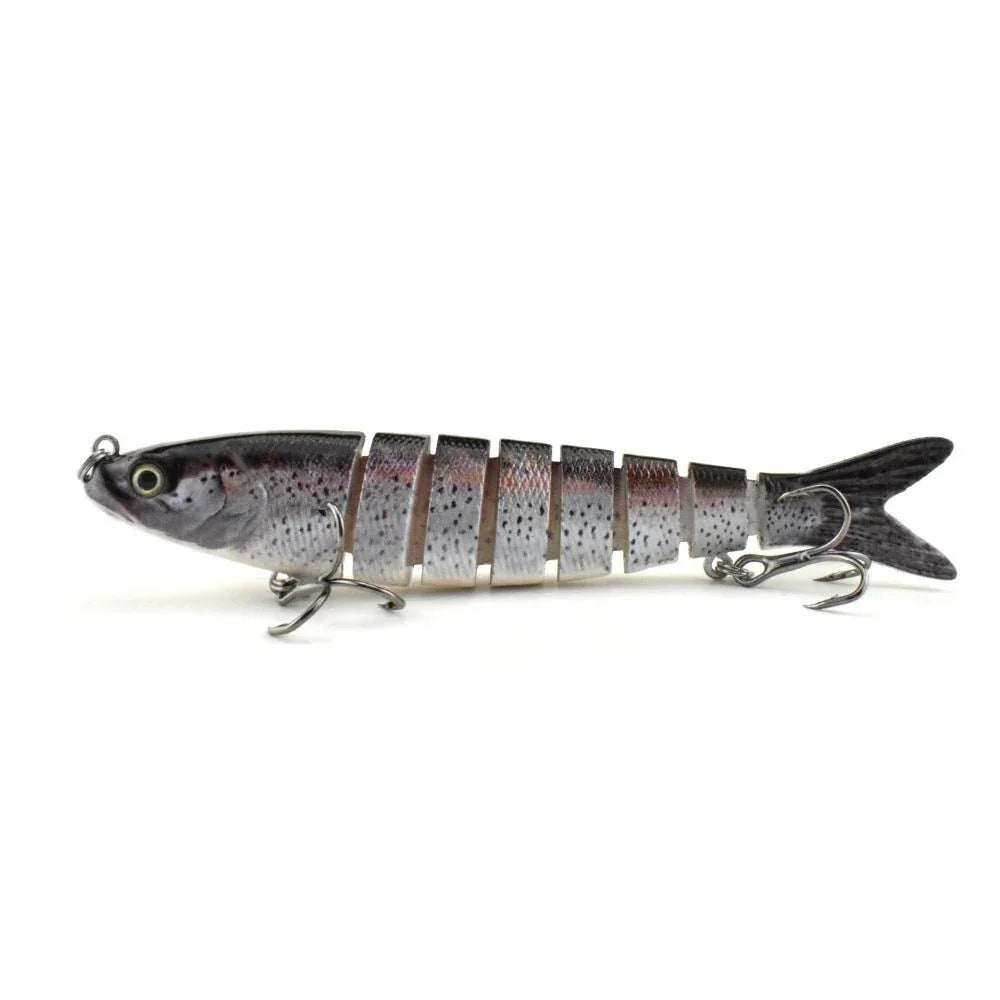 Plastic Fishing Lure With Moving Flexible Tail