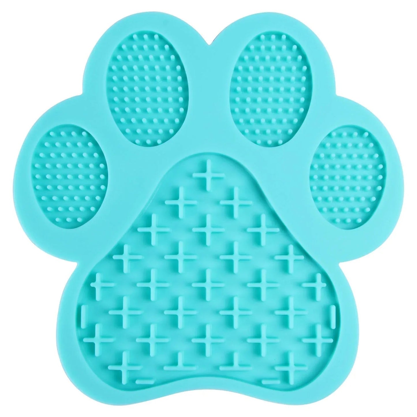 Silicone Dog Paw Shaped Pet Lick Pad Dog Food Bowl