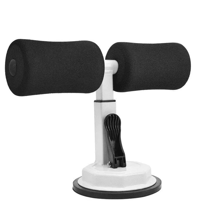 Sit-Up Trainer Crunch Bar Floor Assistant Ankle Support Exercise Stand Padded Workout Equipment for Home Gym Gear