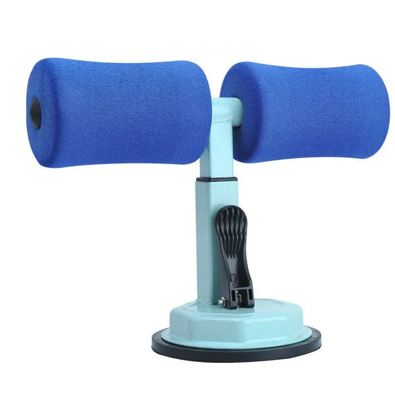Sit-Up Trainer Crunch Bar Floor Assistant Ankle Support Exercise Stand Padded Workout Equipment for Home Gym Gear
