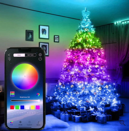 Smart Julgransbelysning – Appstyrd LED för Perfekt Julstämning