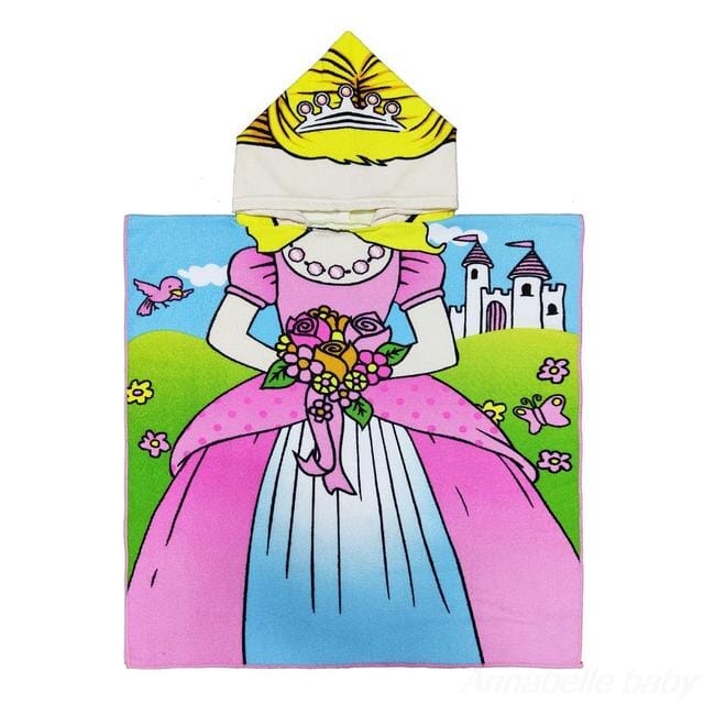 Strandhanddukar med huva för barn