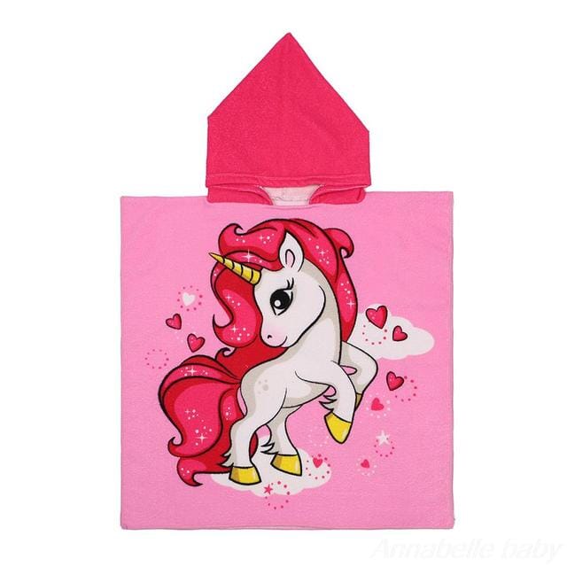 Strandhanddukar med huva för barn