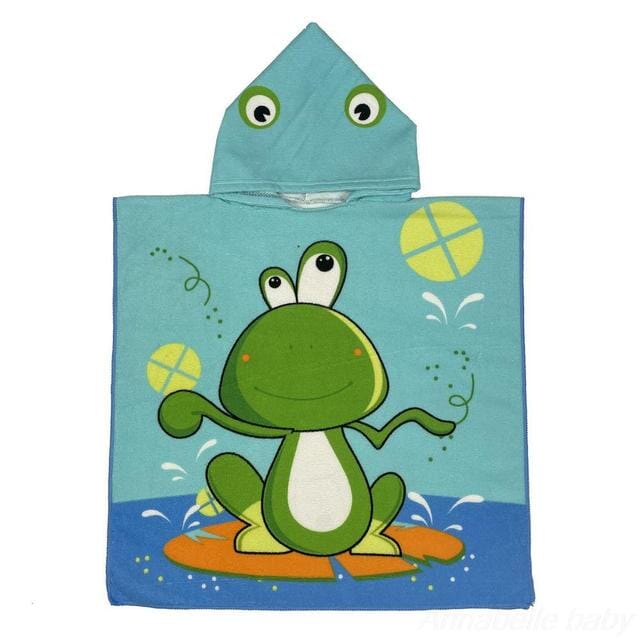 Strandhanddukar med huva för barn