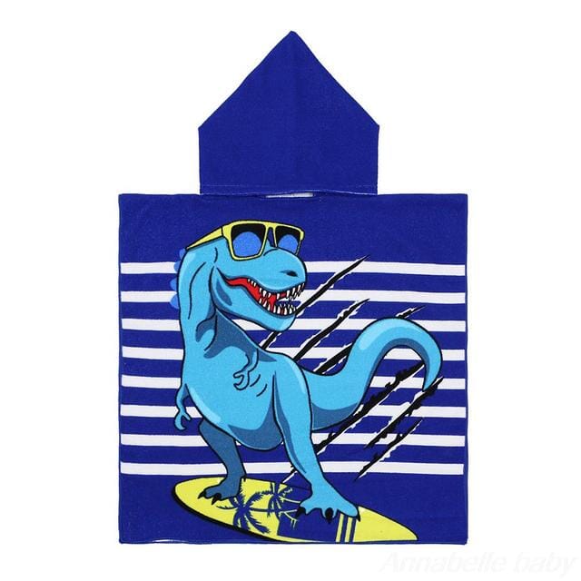 Strandhanddukar med huva för barn