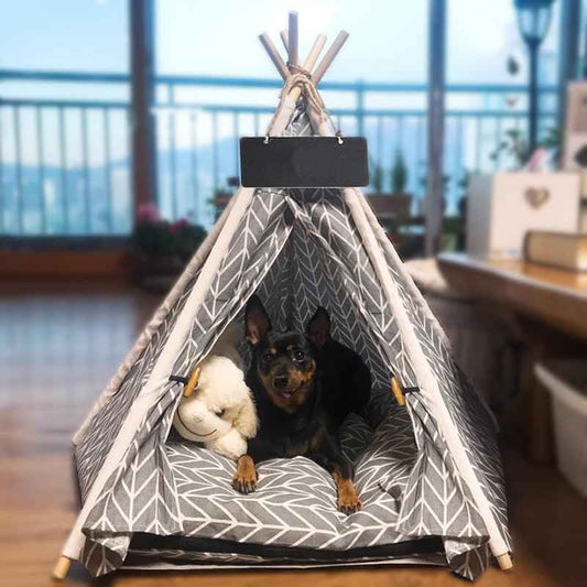 Tipi tält för hund och katt – mysig och trygg sovplats