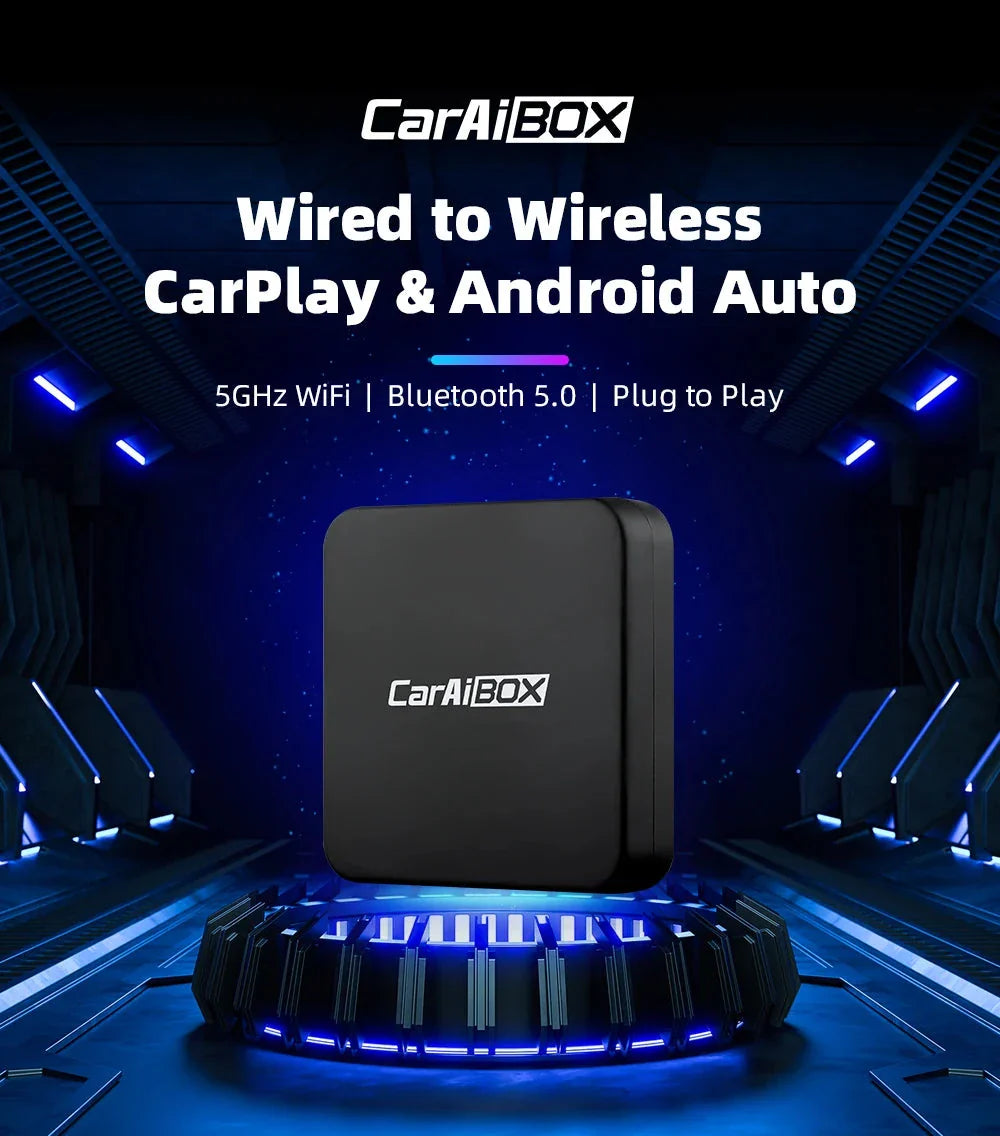 Trådlös Apple CarPlay & Android Auto Adapter