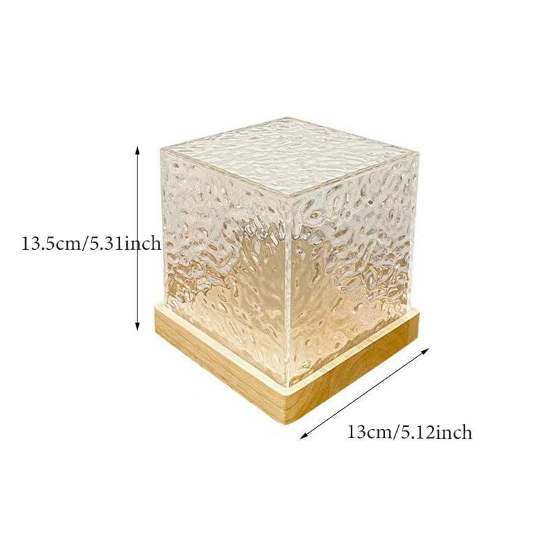 Unik Kristallbordslampa med RGB-färgskiftande Ljus