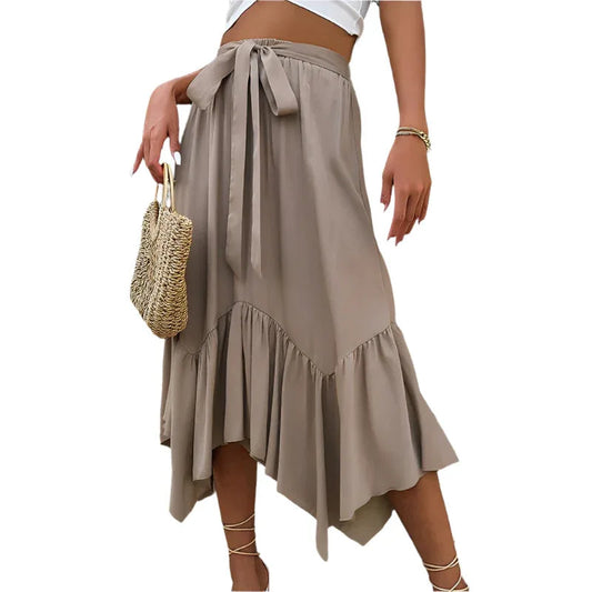 Women's Irregular Ruffle Skirt